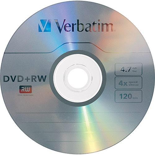 Verbatim blank dvd 4x - blank, dvd+rw